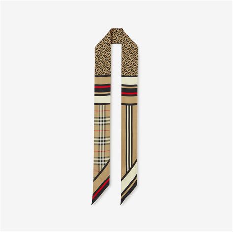 burberry silk skinny scarf|Burberry silk scarf price.